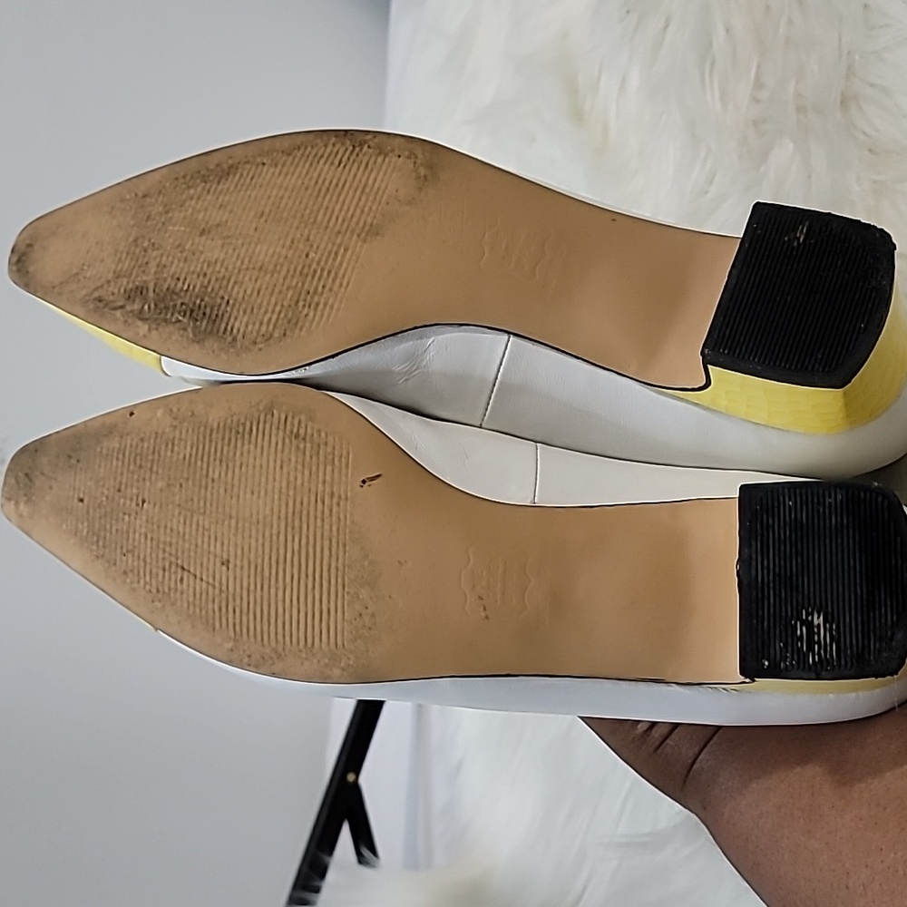 Ros R Hommerson  White/Yellow Pump - Picture 6 of 6